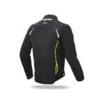 Campera con protecciones Racing, modelo Seventy JR65 hombre negro / amarillo - Imagen 2