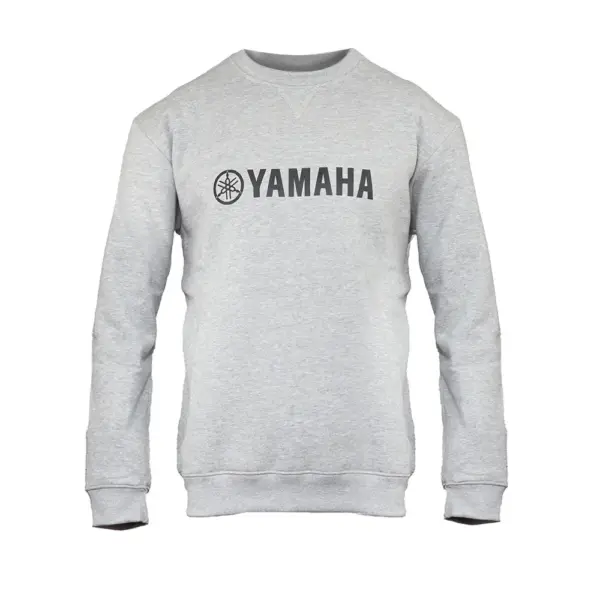 Buzo Crew Neck Frisa Gris Yamaha Alpinestar - Imagen 1