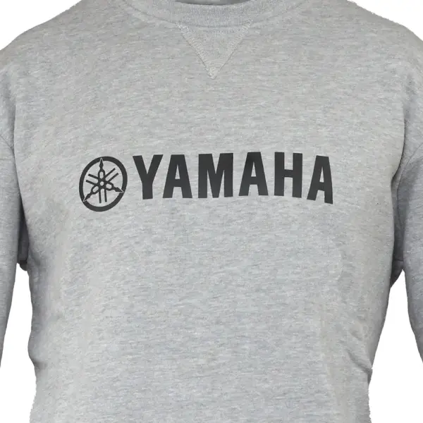 Buzo Crew Neck Frisa Gris Yamaha Alpinestar - Imagen 3