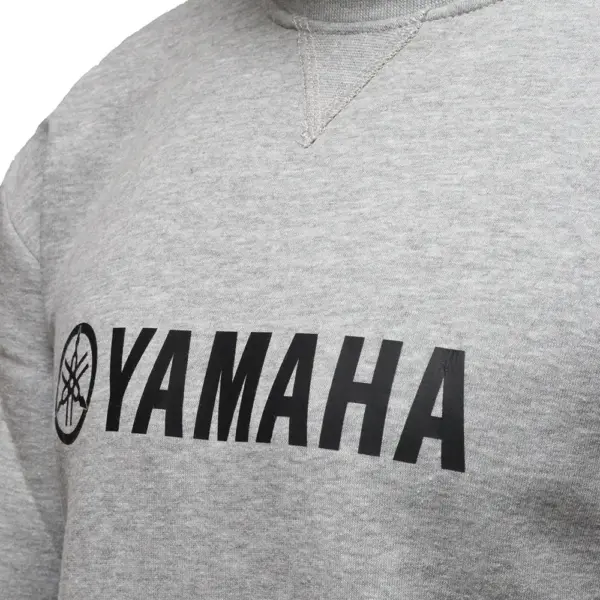 Buzo Crew Neck Frisa Gris Yamaha Alpinestar - Imagen 4