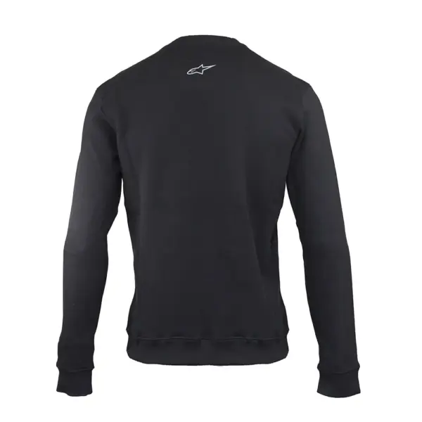 Buzo Crew Neck Frisa Negro Yamaha Alpinestar - Imagen 3