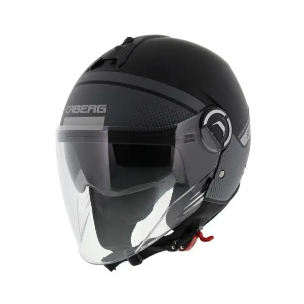 Casco Jet Caberg Riviera V4 Elite NEGRO GRS MATE - TALLE L - Imagen 1