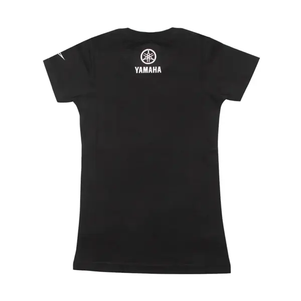 Remera Casual Manga Corta Negra Yamaha Alpinestars - Imagen 1