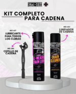Grasa Lubricante + Desengrasante de Cadena + Cepillo Muc Off