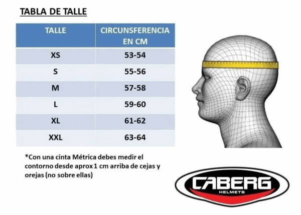 Casco Integral Caberg Avalon H2 - TALLE M - Imagen 4
