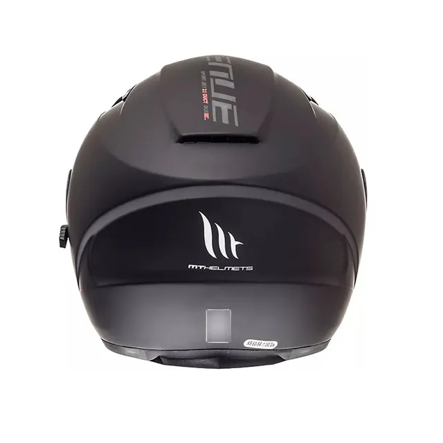 8434639010819-3 Casco Jet MT Avenue - Negro Mate T.M - Image 3