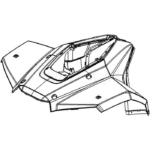 Guardabarros Delantero Kymco MXU 300 - Image 3