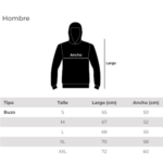 Buzo Crew Neck Frisa Negro Yamaha Alpinestar Talle 2XL - Image 5