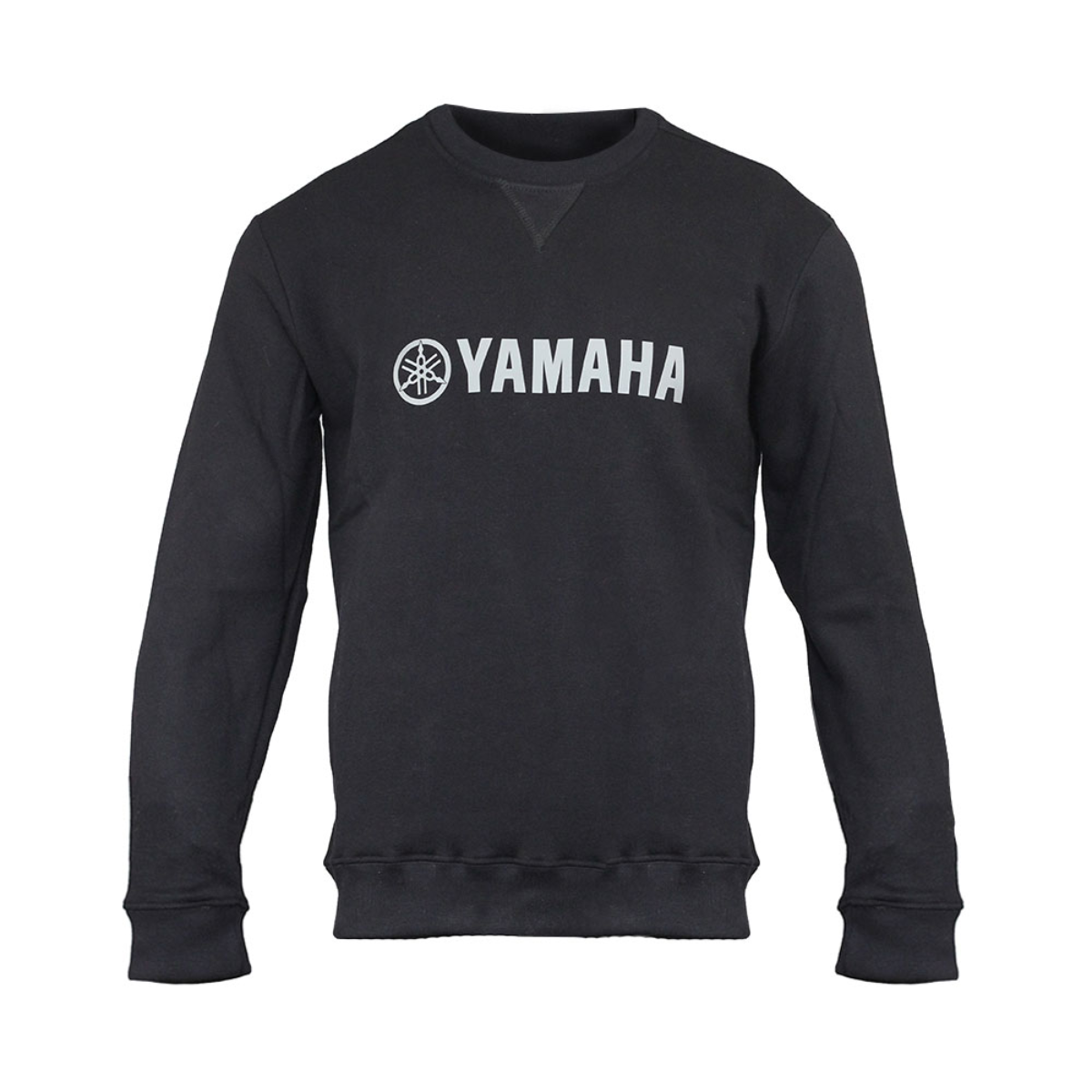6a4da865b9d78 Buzo Crew Neck Frisa Negro Yamaha Alpinestar Talle L - Image 1