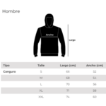 Buzo Hoodie con capucha negro Yamaha Alpinestar Talle XL - Image 5