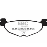 Pastillas de Freno Trasero EBC Yamaha - Imagen 2