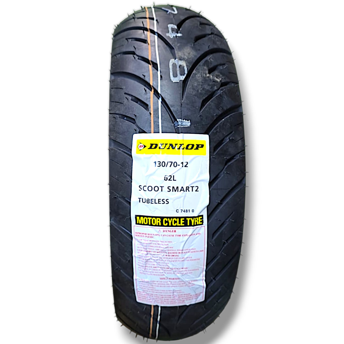 6aa174914b1fb-1 Cubierta Trasera 130/70-12 Kymco Like - Agility - Imagen 1