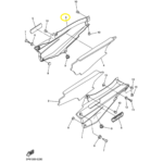 Cacha Derecha de Bajo Asiento Yamaha FJR 1300 - Imagen 3