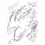 Cacha Trasera Derecha Yamaha Cignus Ray ZR - Imagen 3