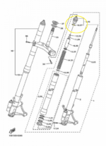 O-RING de Tapón de Barral de Suspensión Yamaha YZF R6 - R1 - R1M - Image 3
