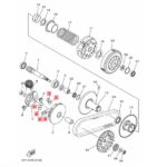 Rodillo Contrapeso de Variador Yamaha LCX 125 Fascino - LCG 125 Ray Z FI - Image 3